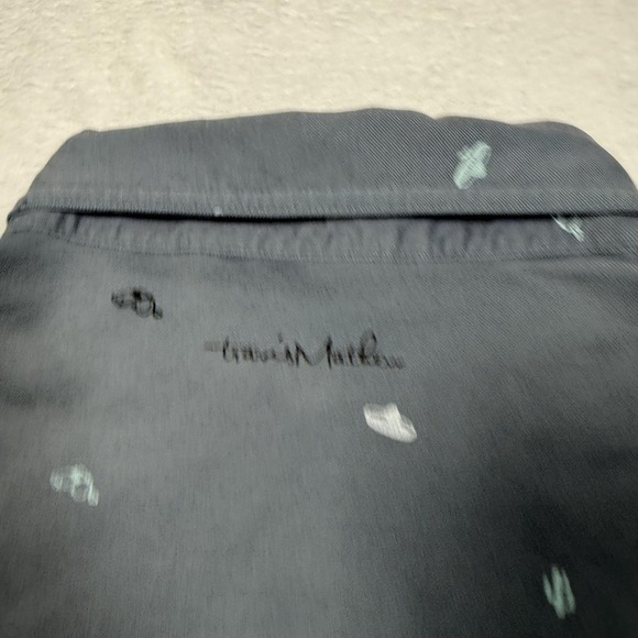 TravisMathew Polo Shirt Mens 2XL Gray All Over Print Golf Cactus Sombrero‎ Taco - Picture 6 of 10